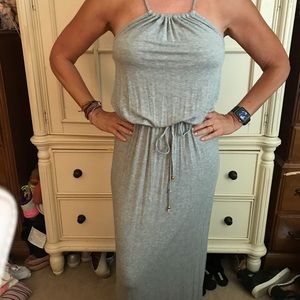 Gray Maxi Dress
